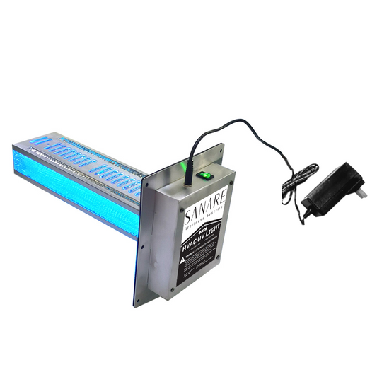 HVAC UV Light with Negative Ions